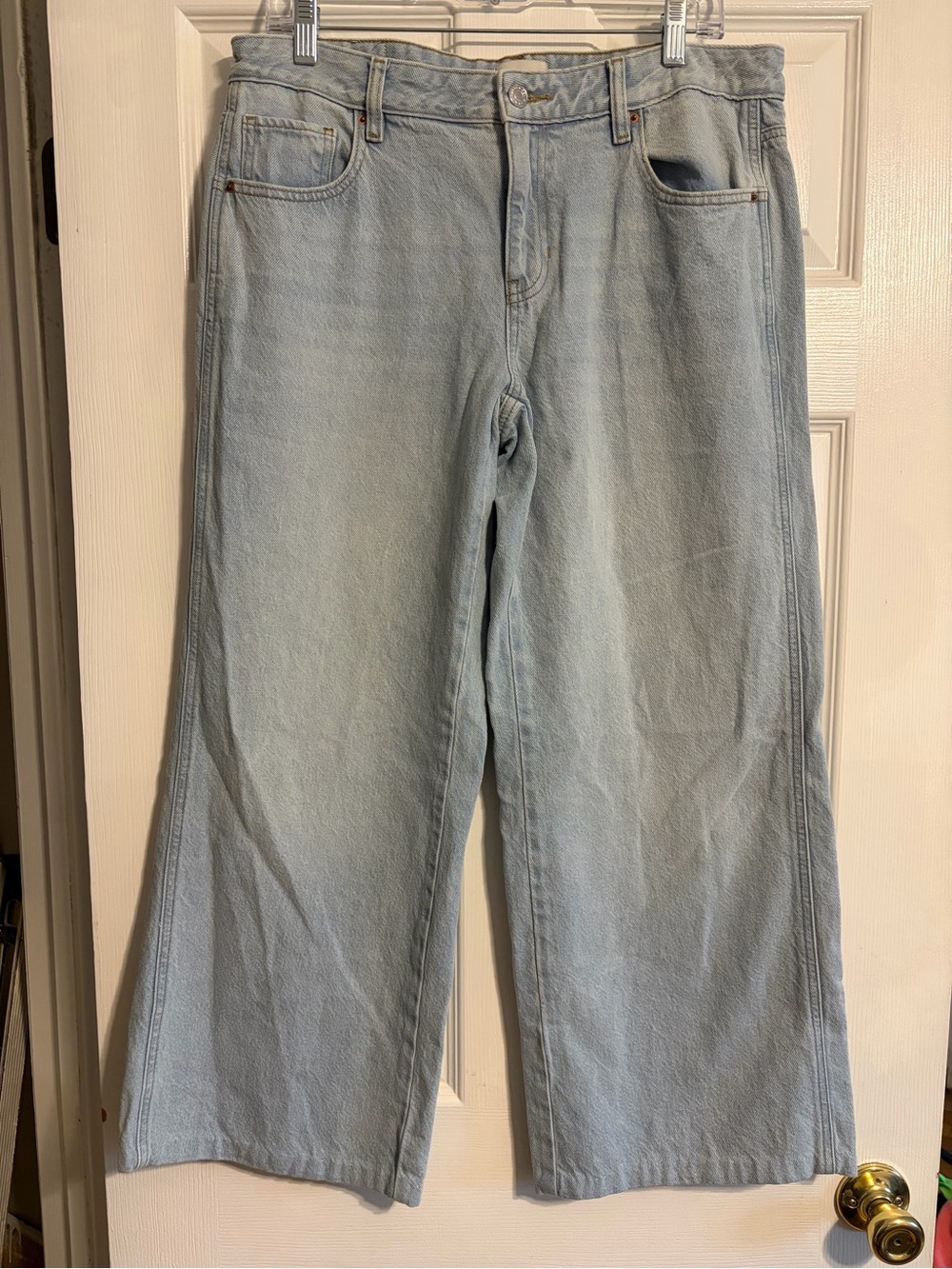 PacSun Casey Low Rise Baggy Jeans Womens 29 Light Wash Blue Wide Leg Y2K